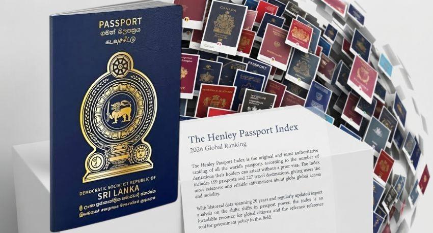 Sri Lankan Passport Climbs to 94th on 2026 Henley Passport Index