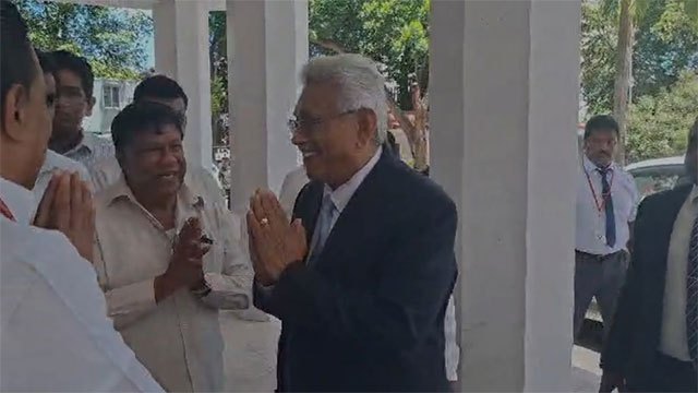 Ex-President Gotabaya Rajapaksa appears at Court of Appeal