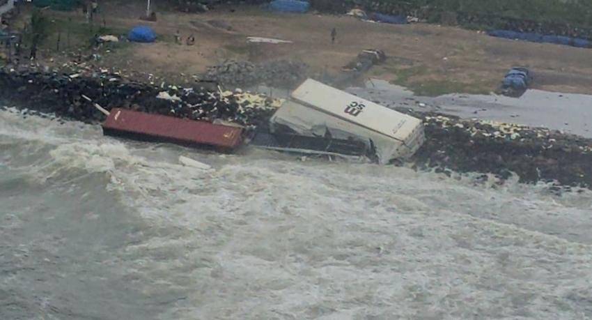 MEPA says 43 containers' worth of Elsa 3 plastic pellets recovered