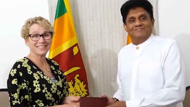 Sajith presses for continued US support in talks with visiting Congresswoman Houlahan