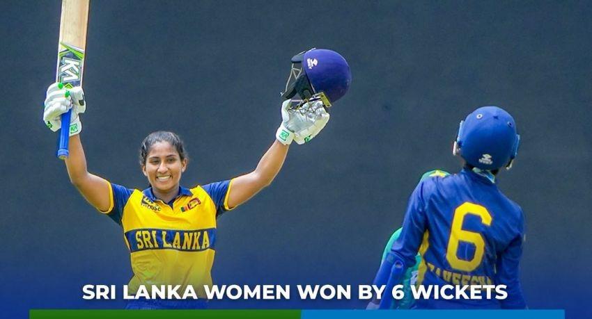 Imesha Dulani's unbeaten 101 carries Sri Lanka Women past Pakistan in Dambulla