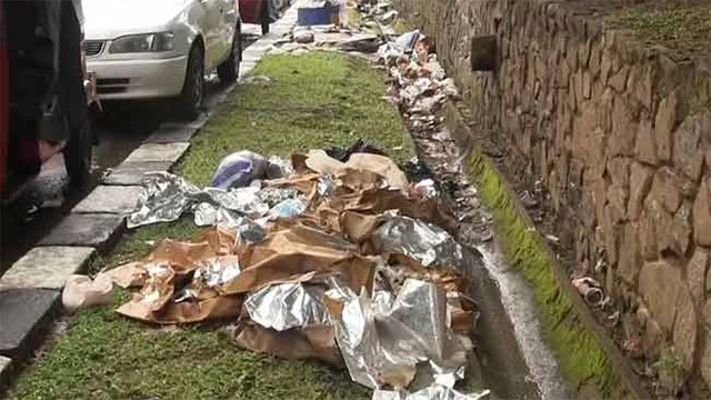 Residents warn of dengue risk as Perahera waste sits uncleared at Saman Devalaya