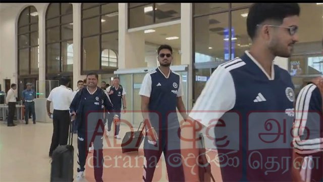 India's Test squad lands in Colombo for two-match World Test Championship series