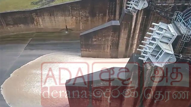 Kotmale Reservoir spill gates reopened as Mahaweli residents told to stay alert