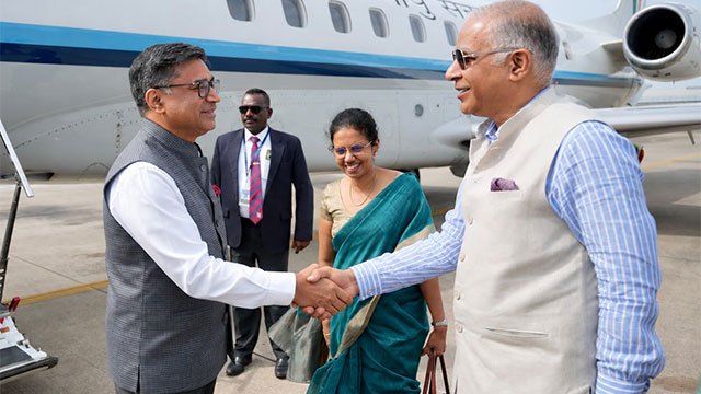 Indian Foreign Secretary Vikram Misri arrives in Colombo for one-day visit