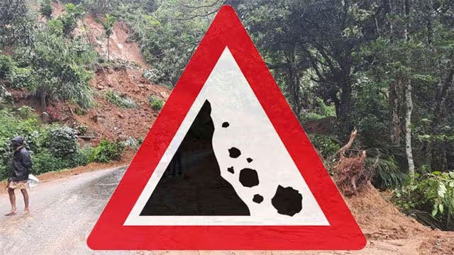 Landslide blocks Sri Pada road as warnings extended and troops put on standby