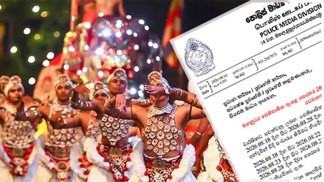 Nearly 8,000 personnel deployed for Kandy Esala Perahera security