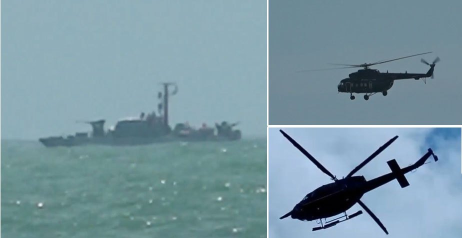 Eleven rescued, one sailor missing after Navy craft accident off Angulana