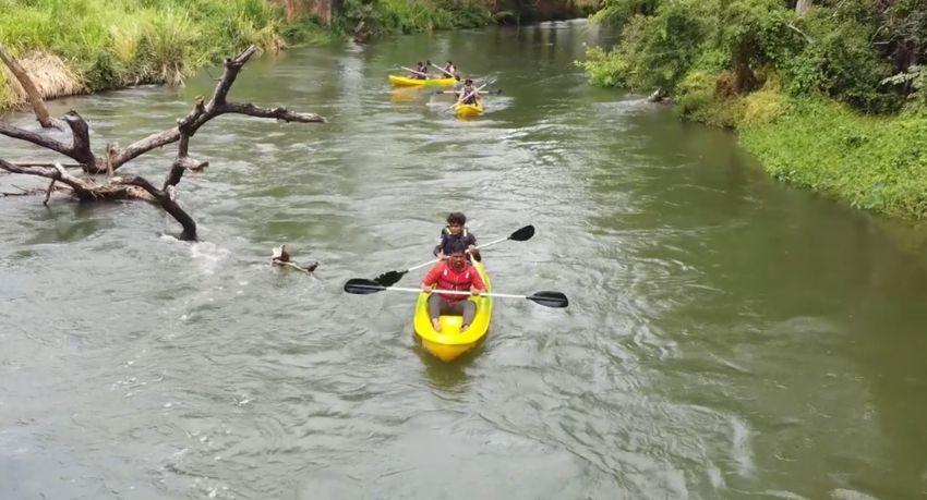 Kayak rides open on the Elahera Yoda Ela in Polonnaruwa