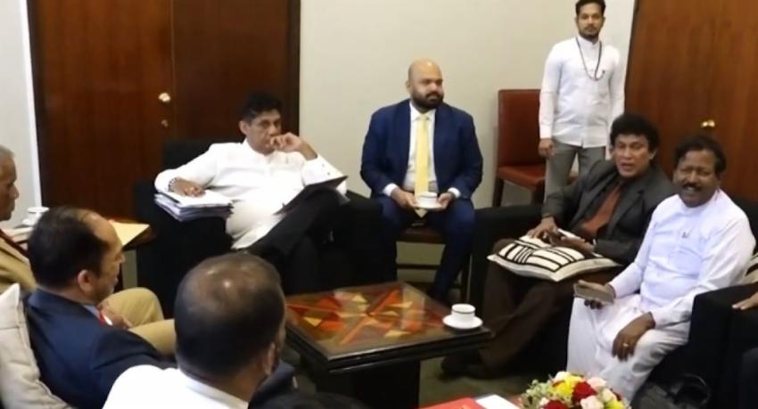 Sajith Premadasa meets Tamil and Muslim opposition MPs on North and East issues