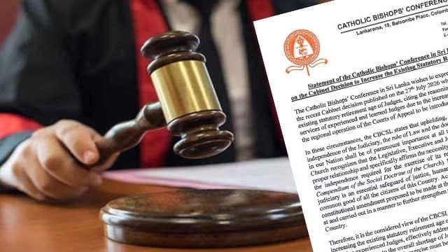 Catholic Bishops' Conference urges safeguards for judicial independence over judges' retirement age