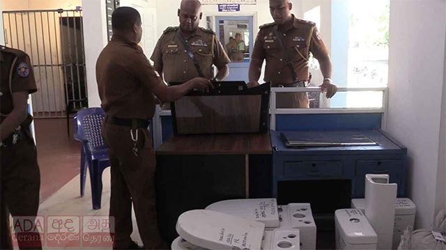 Two arrested over Rs. 1.2 million construction equipment theft in Kamburugoda