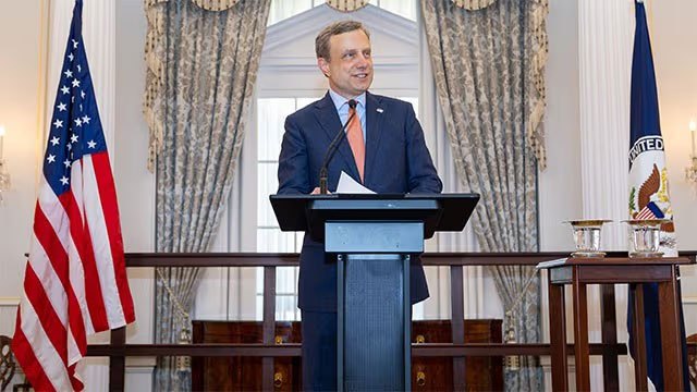 US Ambassador-designate Eric Meyer arrives in Colombo