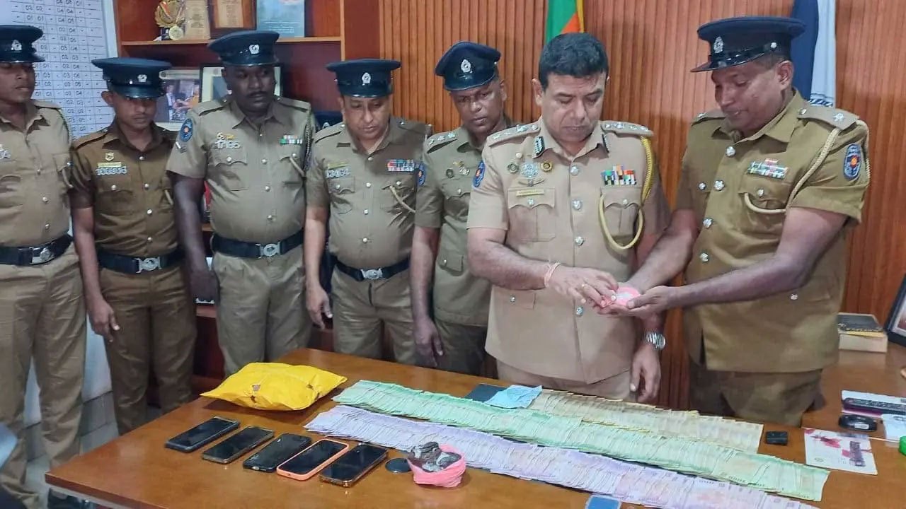 Couple arrested at Matara beauty salon with heroin and Ice worth Rs. 70 million