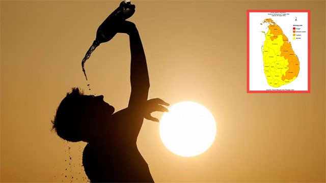 Warm weather advisory for Friday puts Jaffna and Kilinochchi back on the list