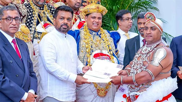 President says debate on stopping the Perahera should never return to the political stage