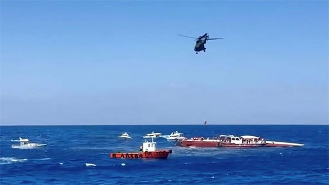 At least eight dead and 23 missing after ferry capsizes off northern Cyprus
