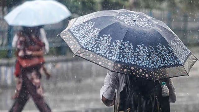 Showers and 40 kmph winds forecast again on Tuesday as the pattern holds