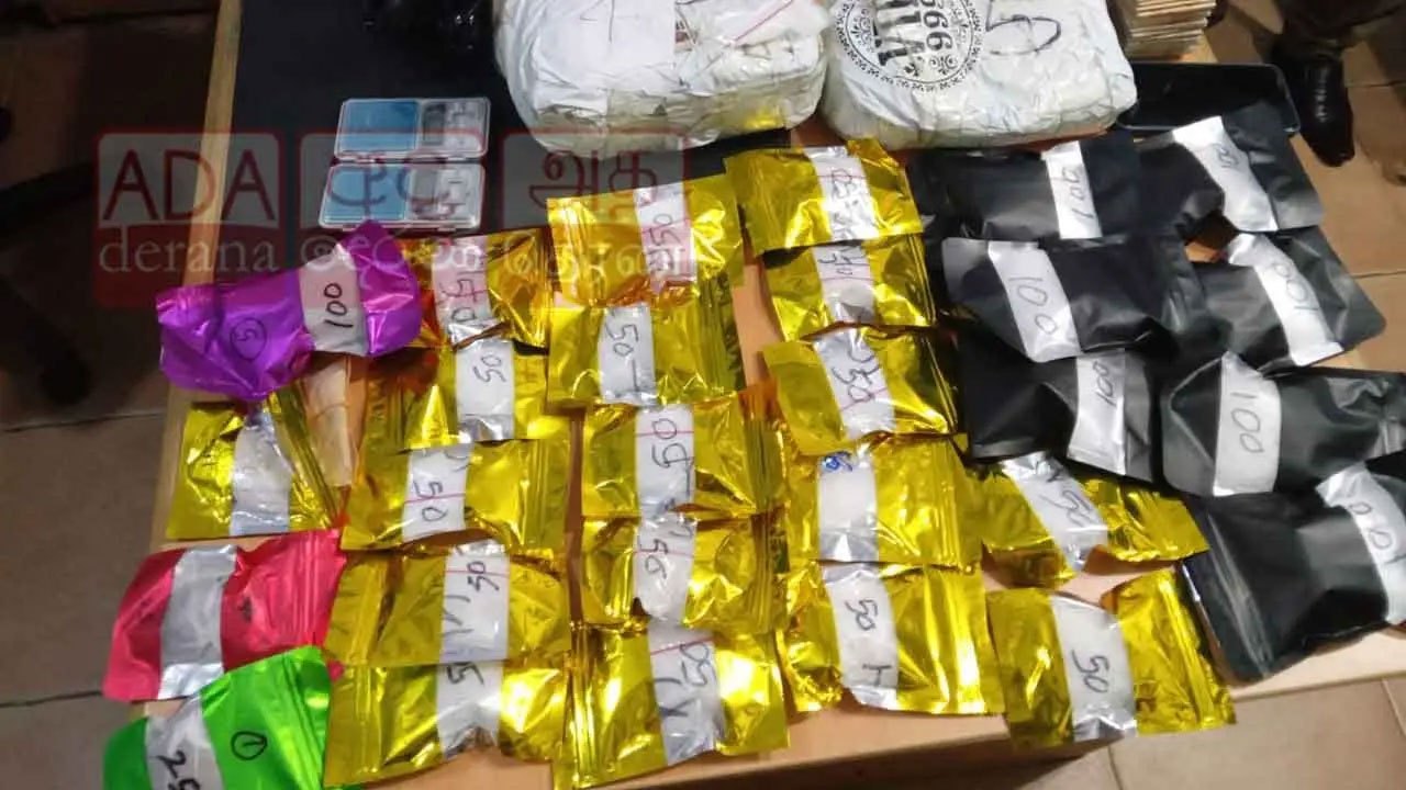 Suspect held in Sedawatta with 8kg of Ice and 4kg of heroin