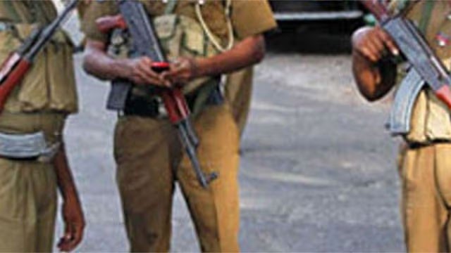 Police open fire on three-wheeler in Borella; three swords seized