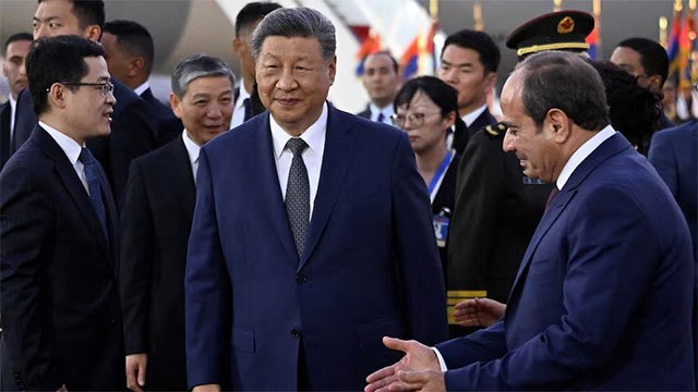 Xi urges new Middle East security framework on Egypt visit