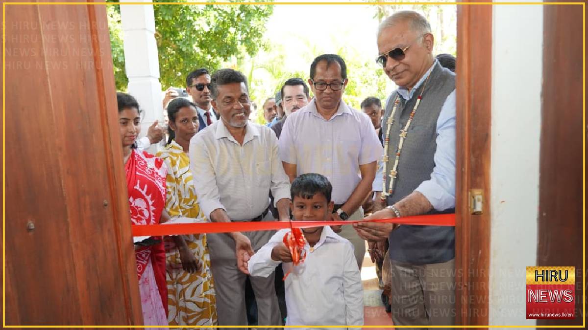 India-funded model village hands over 24 homes in Polonnaruwa