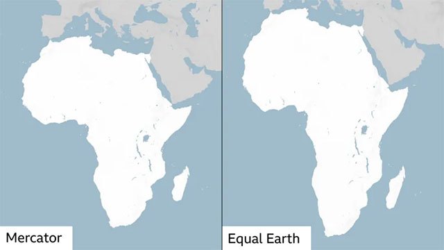 UN votes 164-1 to drop the Mercator map for one that shows Africa's true size
