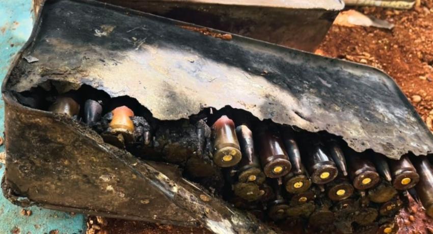 About 2,200 rounds of ammunition found in abandoned Palaly well