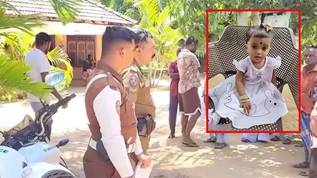 One-year-old girl killed by reversing cab at Kilinochchi home