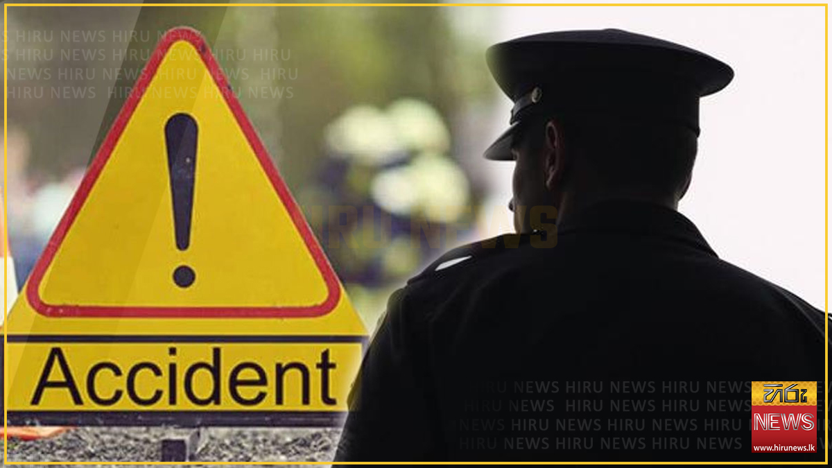 Police sergeant killed as motorcycle overturns on Thanamalwila–Hambegamuwa road