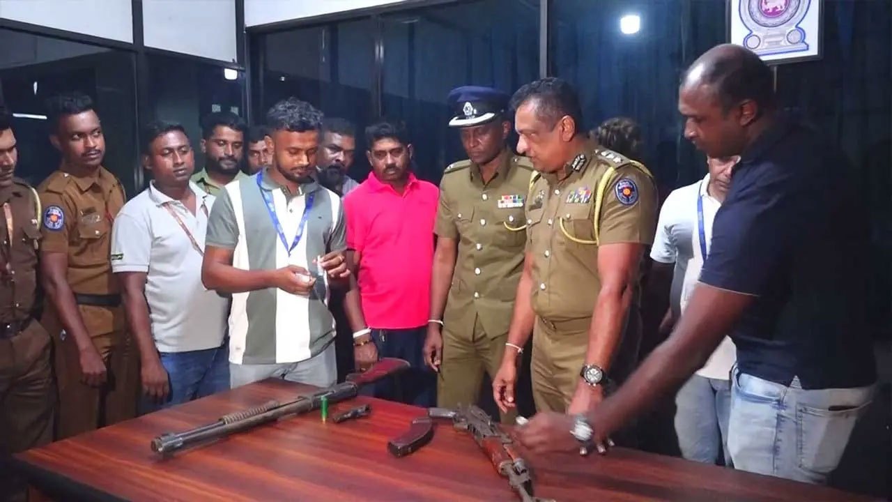Weapons cache dug up at Hanwella cemetery after 'Bus Lalith' questioning