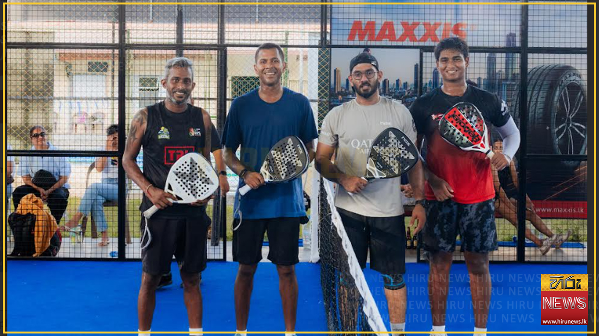Maxxis Ceylon Open closes with nine padel titles and a Rs. 330,000 prize pool