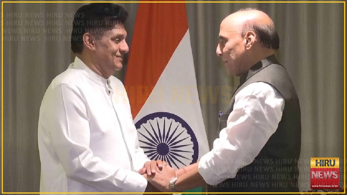 Rajnath Singh meets Opposition Leader Sajith Premadasa in Colombo