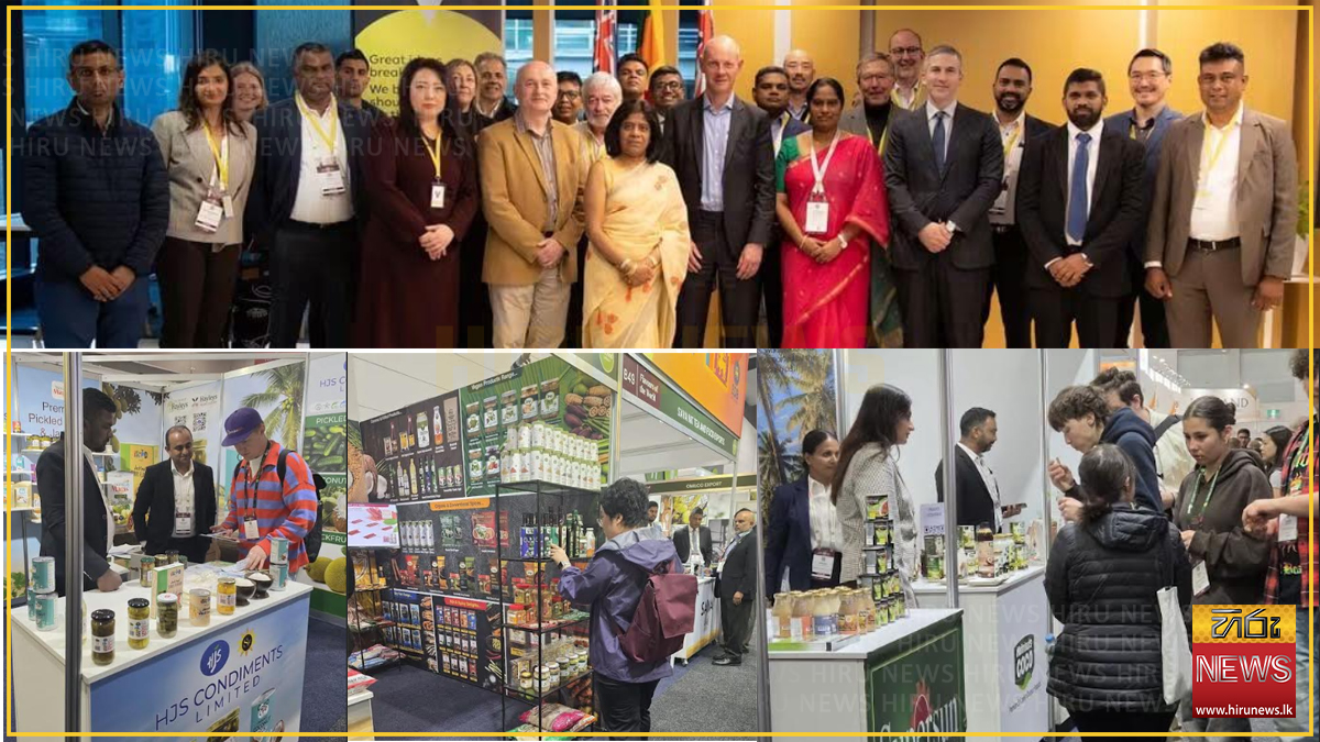 Sri Lanka stages first national pavilion at Fine Food Australia, EDB reports