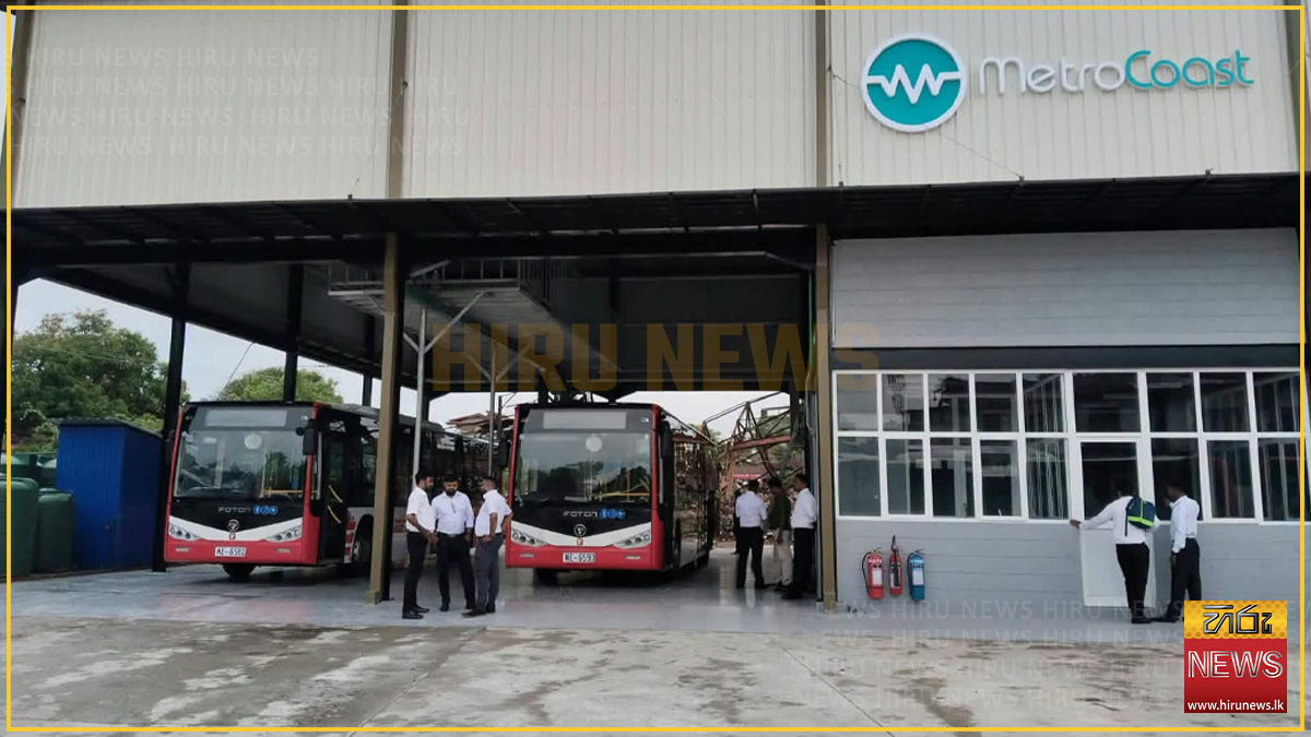 Ratmalana depot opens as the fourth Metro Bus yard, completing the project's first phase