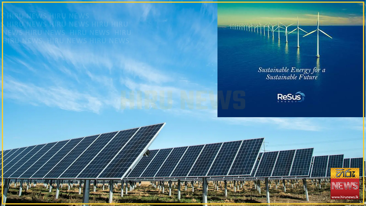Resus Energy commissions 2MW solar plant at Damana, Ampara