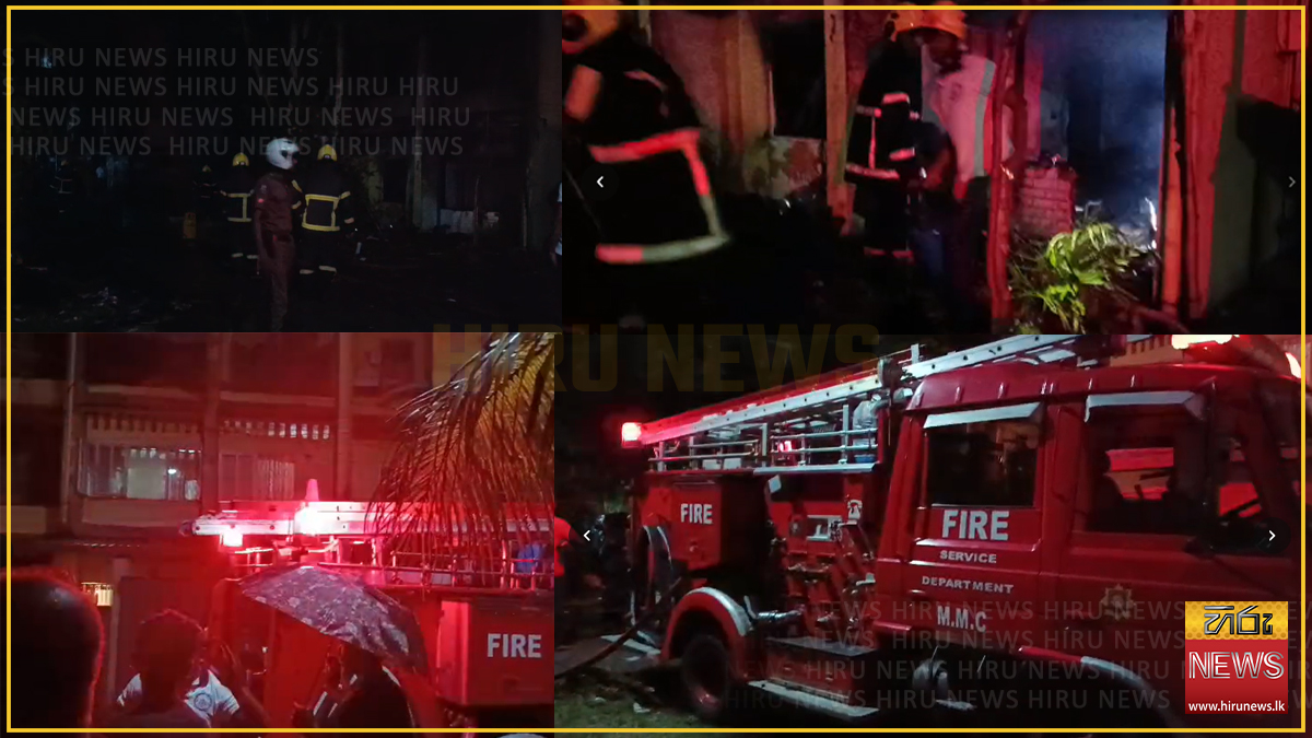 One dead, two injured in fire at Soysapura housing scheme in Moratuwa