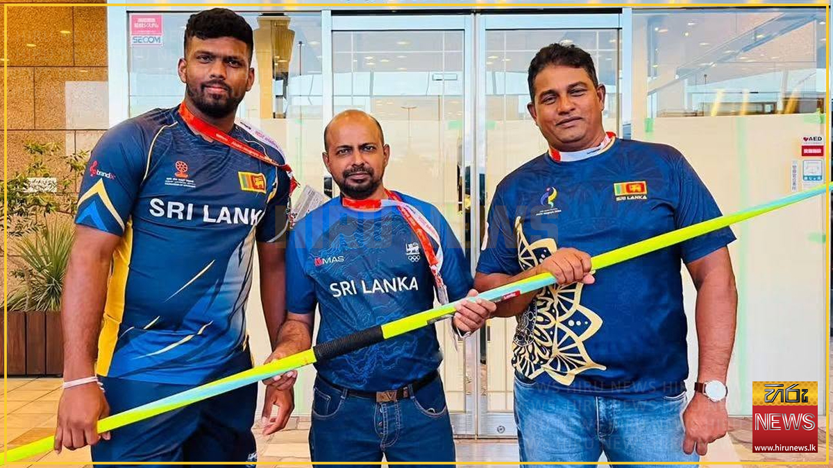 Sweden-imported javelin reaches Rumesh Tharanga in Japan, days before his Asian Games event