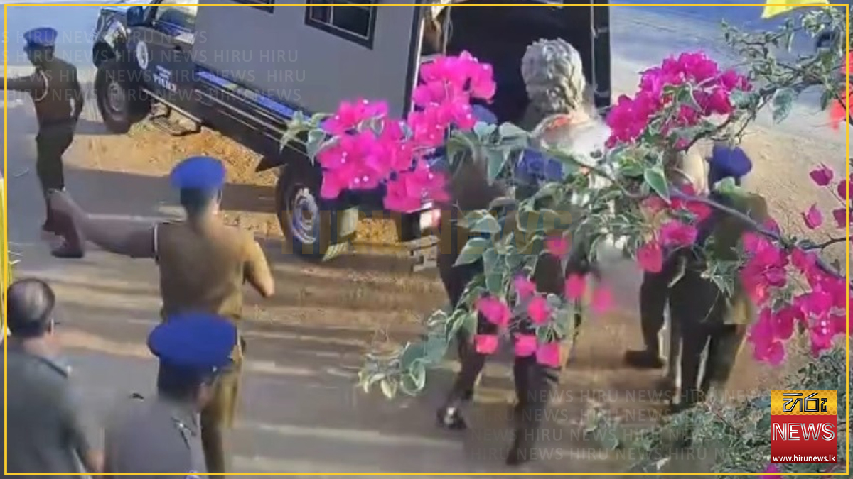 Police remove Thileepan statue from Nallur memorial a day after commemoration