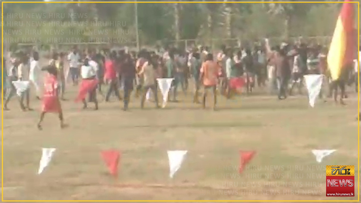 Police fire into the air to break up clash at Pooneryn football final