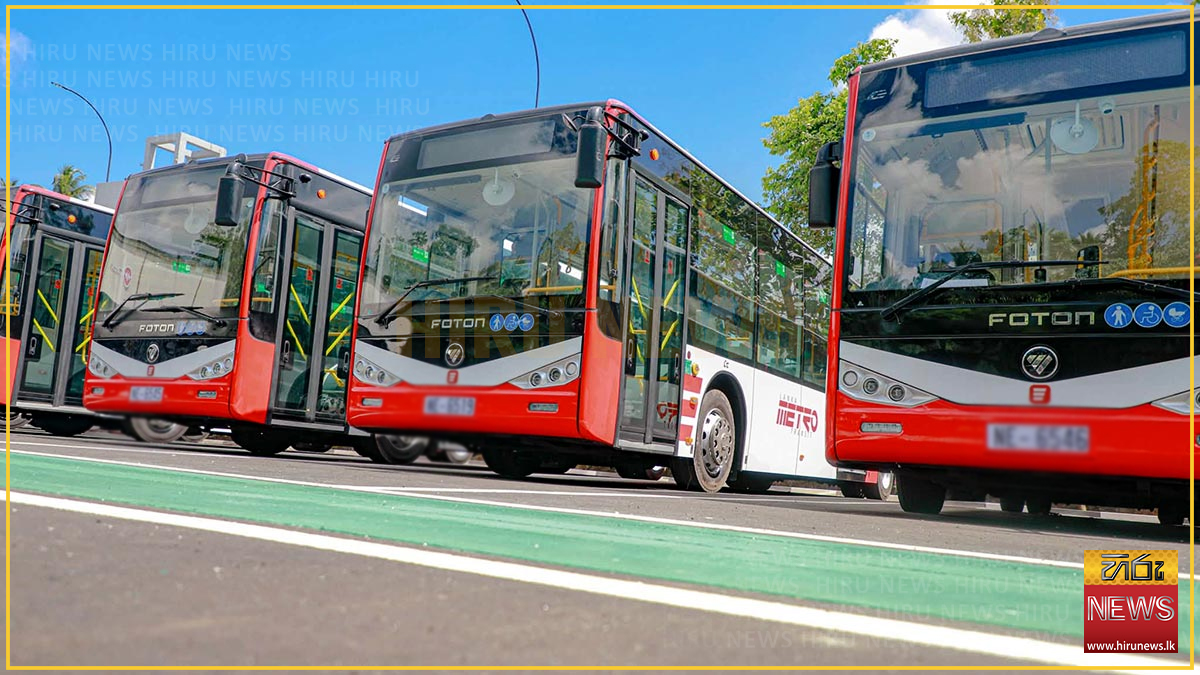Lanka Metro Transit says metro buses cannot be hired privately, contradicting its own project official