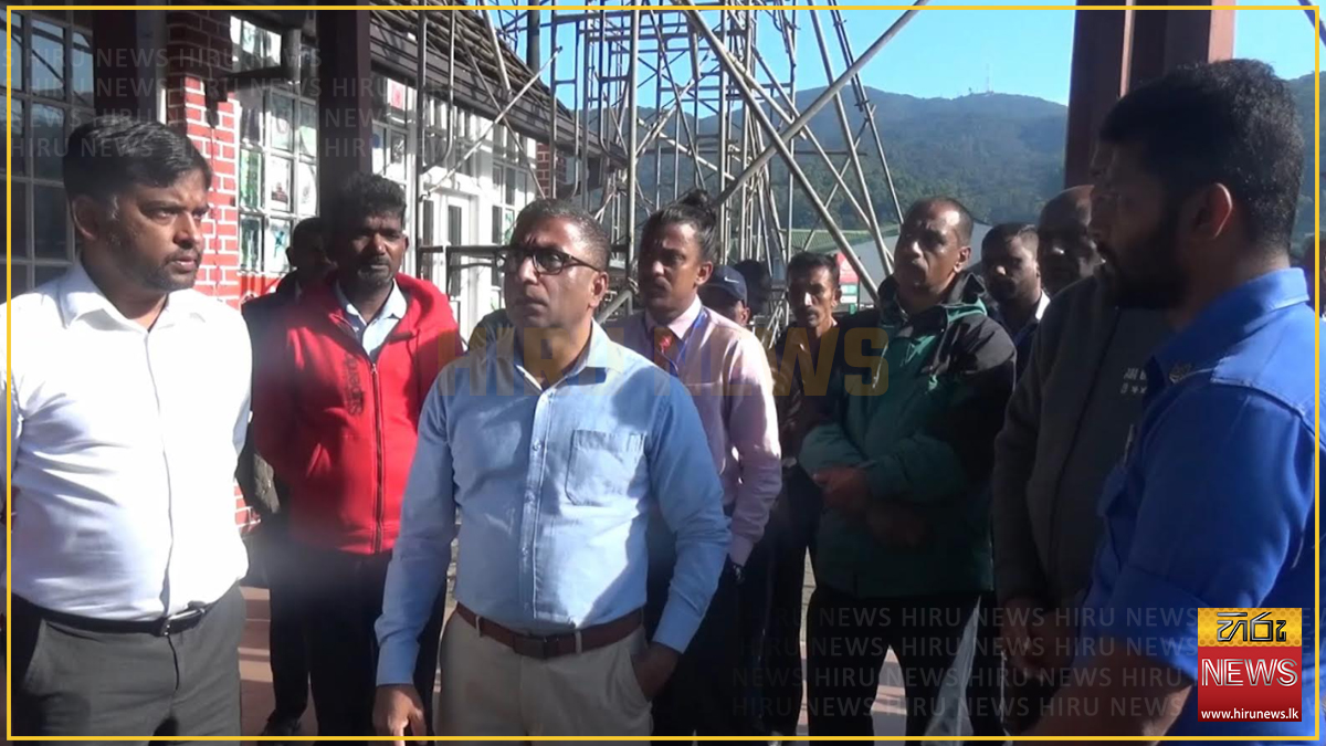 Governor inspects restoration of the Nuwara Eliya Post Office