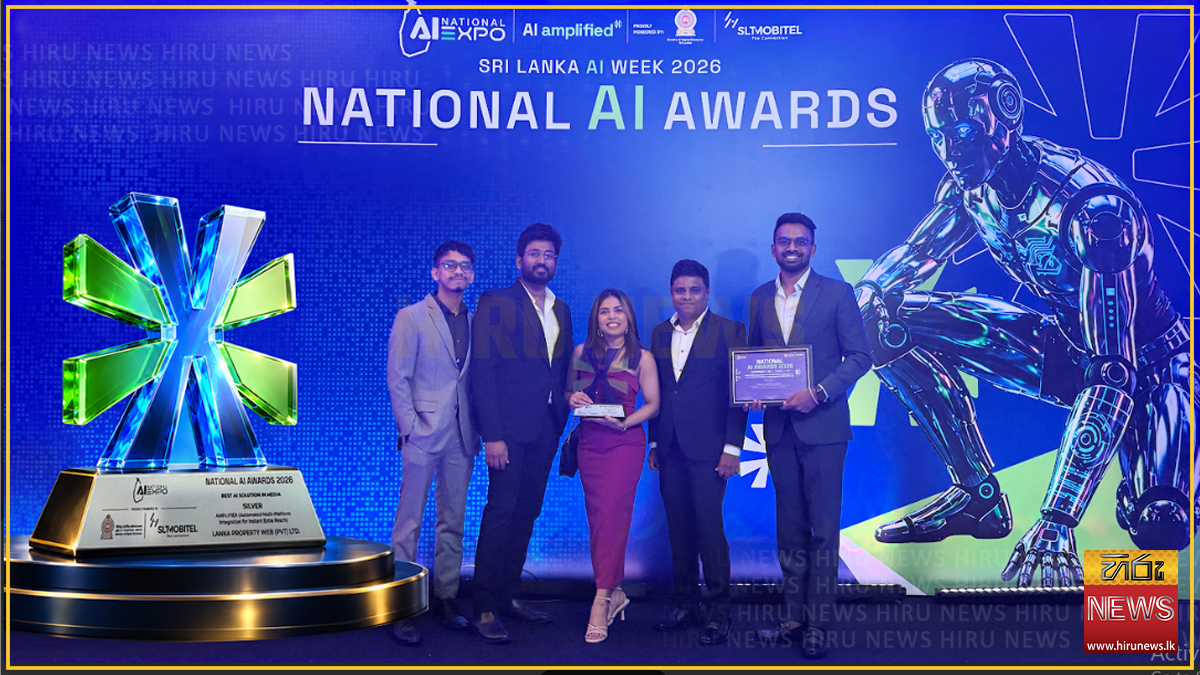 LankaPropertyWeb's AMPLIFIER takes silver at the National AI Awards
