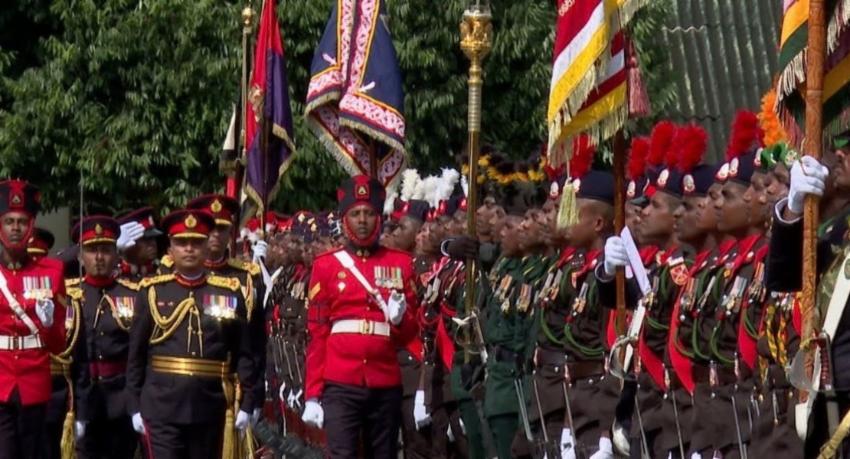 Army marks 77th anniversary at Panagoda and honours the schools its soldiers came from