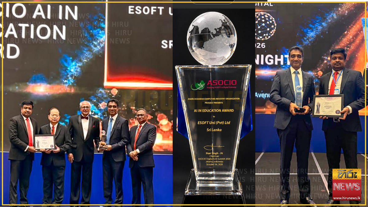 ESOFT Uni takes ASOCIO AI in Education Award in Jakarta, its third in three years