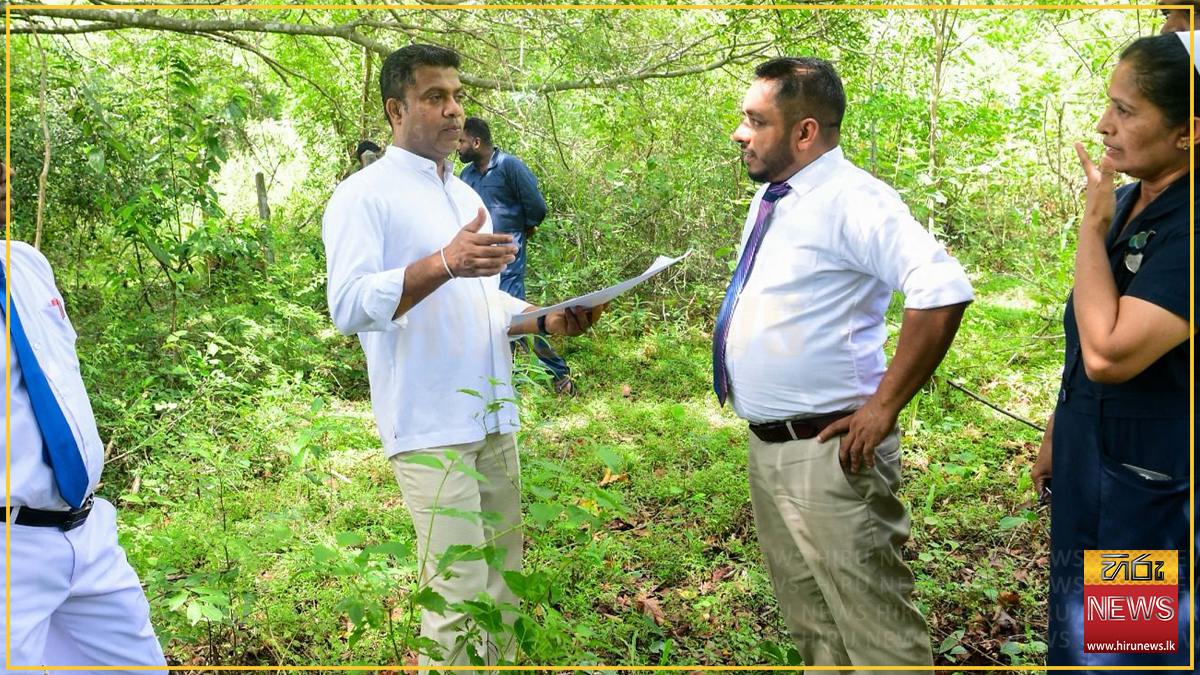 Health Minister inspects Dambulla site for a Rs. 12 billion hospital complex