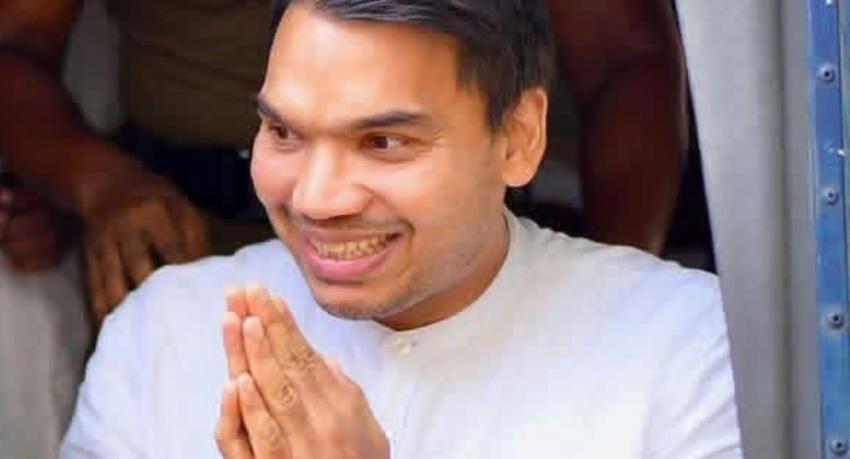 Namal Rajapaksa indicted on 24 Airbus charges, and asks to see his mother before her surgery