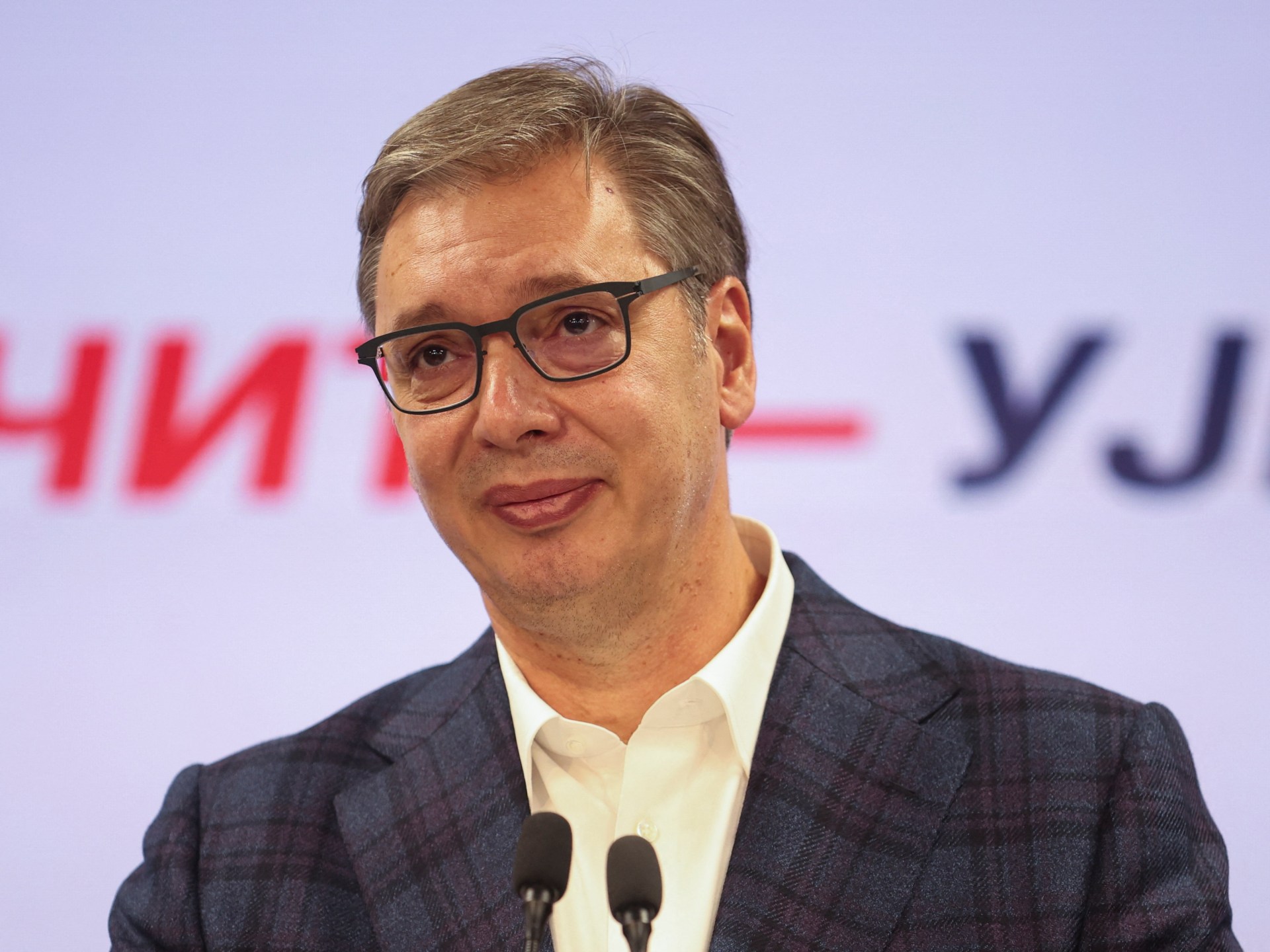 Serbia's Vucic concedes defeat as student-led list wins parliamentary majority