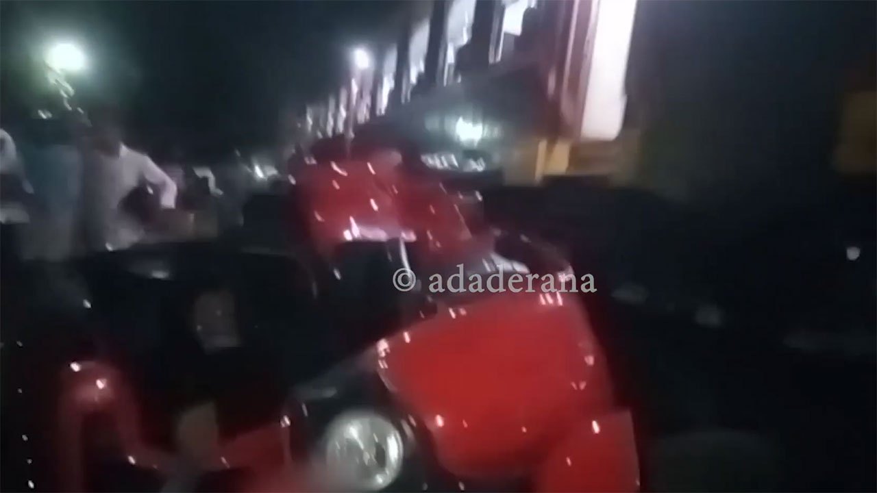 Three-wheeler driver killed in collision with Office Express train at Aluthgama