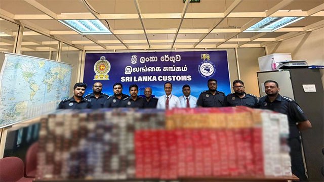 Chinese businessman arrested at BIA with Rs.13M cigarette consignment